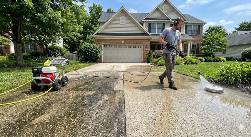 Pressure washing